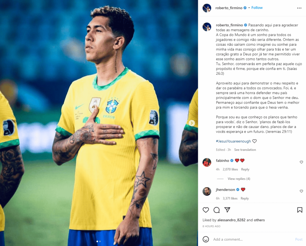 Firmino world cup 2022